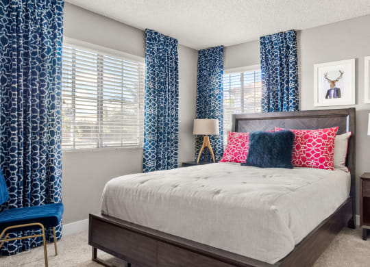 our apartments offer a bedroom with a king size bed
